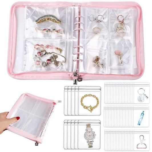 Transparent Jewellery Book With 60 Pocket