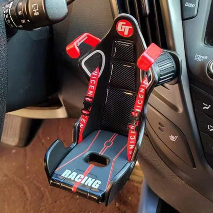 Car Phone Holder Mount for All Smartphones (Red)