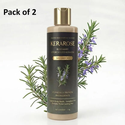 Kerarose Rosemary Hydrolyzed Keratin Shampoo 114 gm (Pack of 2)