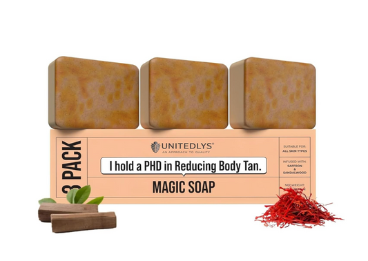 Ghar Soaps Sandalwood & Saffron Magic Soaps For Bath