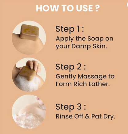 Ghar Soaps Sandalwood & Saffron Magic Soaps For Bath