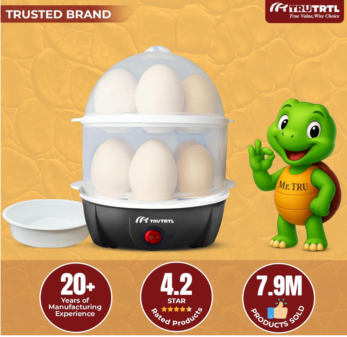 Multi-function 2 Layer 14 Egg Cooker Boilers  Steamer