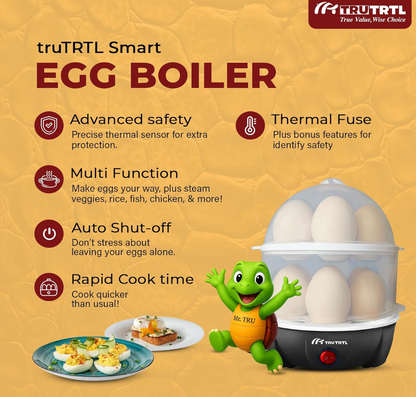 Multi-function 2 Layer 14 Egg Cooker Boilers  Steamer